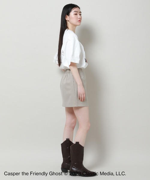 ALAND（エーランド）の「【UNISEX】ALAND×Casper（キャスパー）／コラボTEE4 2194858（Tシャツ/カットソー・レディース・ピンク/ブラック/ホワイト・MEDIUM/LARGE）」の4枚目の写真