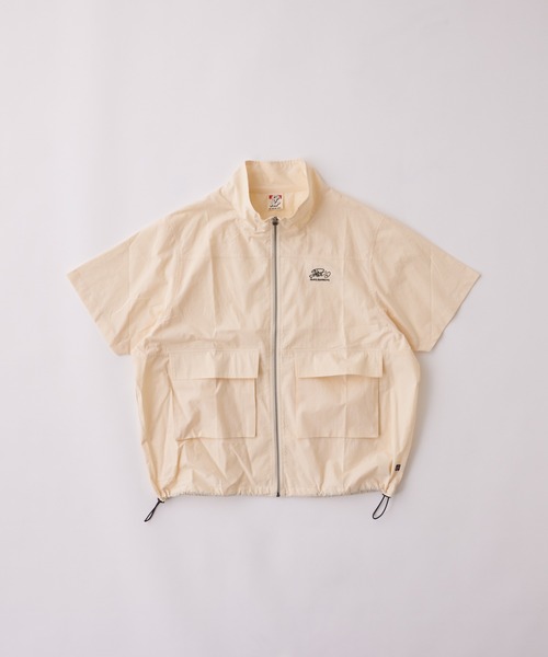 WHO'S WHO gallery（フーズフーギャラリー）の「COOPER FACTスタンドカラージップシャツ（シャツ/ブラウス・レディース・ホワイト/ネイビー/ブラック・FREE）」の5枚目の写真