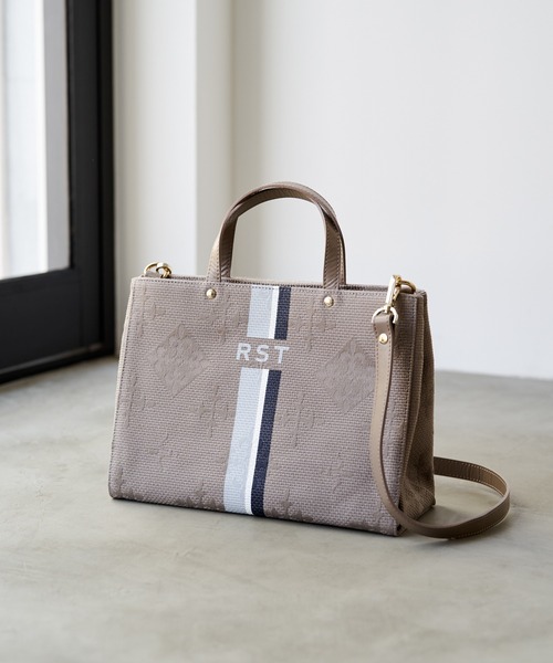 russet（ラシット）の「RST SHOPPER(CE-1100)（トートバッグ・レディース・ネイビー/グレー/サックスブルー/ピンク/アイボリー/バイオレット/ローズ・FREE）」の3枚目の写真