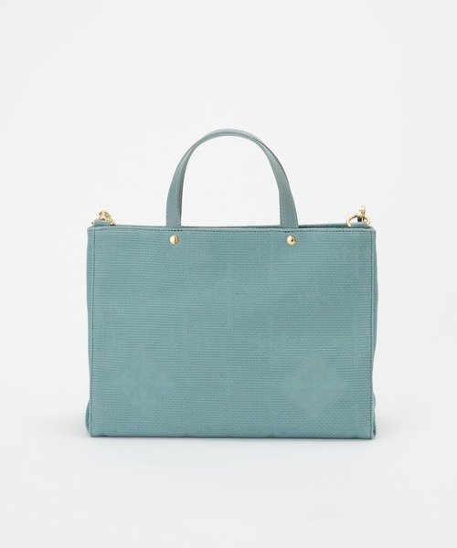 russet（ラシット）の「RST SHOPPER(CE-1100)（トートバッグ・レディース・ネイビー/グレー/サックスブルー/ピンク/アイボリー/バイオレット/ローズ・FREE）」の9枚目の写真