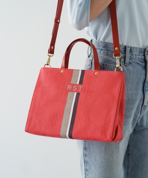 russet（ラシット）の「RST SHOPPER(CE-1100)（トートバッグ・レディース・ネイビー/グレー/サックスブルー/ピンク/アイボリー/バイオレット/ローズ・FREE）」の8枚目の写真