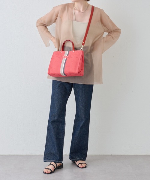 russet（ラシット）の「RST SHOPPER(CE-1100)（トートバッグ・レディース・ネイビー/グレー/サックスブルー/ピンク/アイボリー/バイオレット/ローズ・FREE）」の18枚目の写真