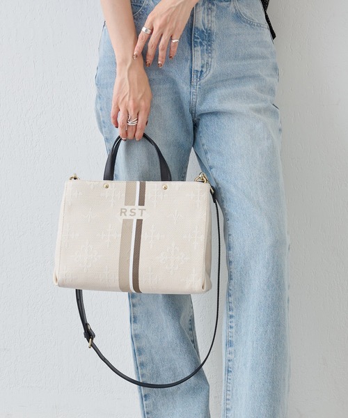 russet（ラシット）の「RST SHOPPER(CE-1100)（トートバッグ・レディース・ネイビー/グレー/サックスブルー/ピンク/アイボリー/バイオレット/ローズ・FREE）」の13枚目の写真