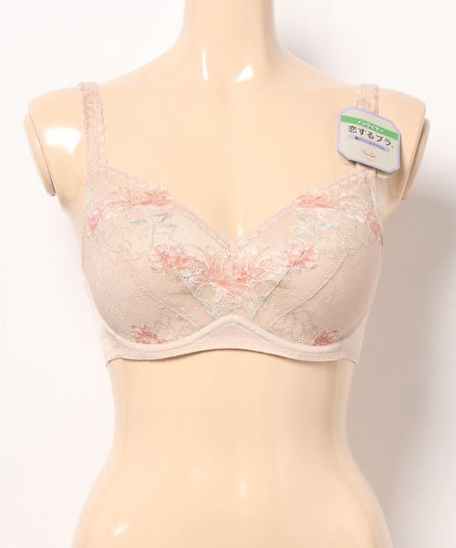 Triumph（トリンプ）の「恋するブラ583 ノンワイヤーブラジャー【D,Eカップ】TR583 P（ブラジャー・レディース・ホワイト/ベージュ・D80/D75/D70/E75/E70/D65）」の15枚目の写真