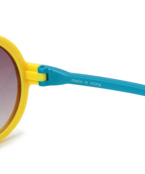 green label relaxing（グリーンレーベルリラクシング）の「Milk&Soda Fashion Glasses◆（サングラス・キッズ・オリーブ/シルバー/ブラック/ピンク/レッド/イエロー・2-5Y）」の8枚目の写真