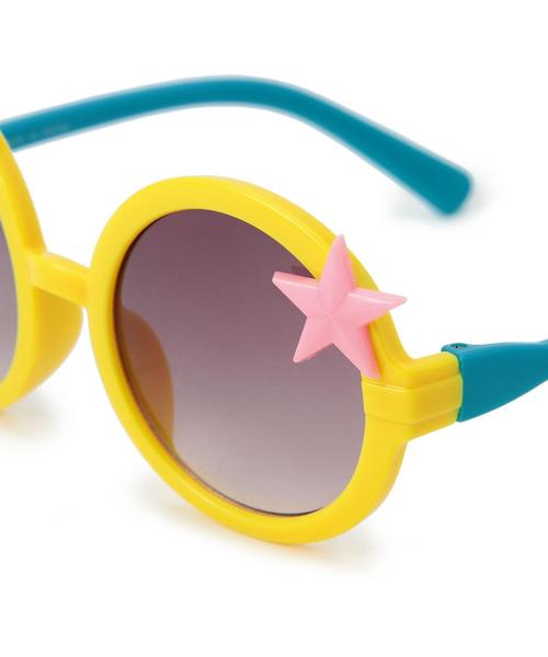 green label relaxing（グリーンレーベルリラクシング）の「Milk&Soda Fashion Glasses◆（サングラス・キッズ・オリーブ/シルバー/ブラック/ピンク/レッド/イエロー・2-5Y）」の10枚目の写真