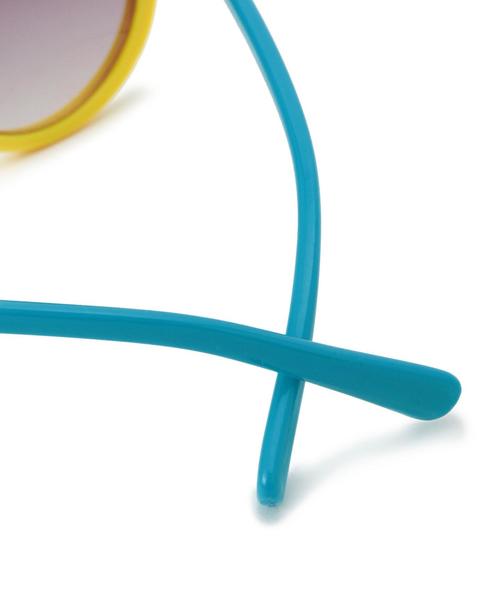 green label relaxing（グリーンレーベルリラクシング）の「Milk&Soda Fashion Glasses◆（サングラス・キッズ・オリーブ/シルバー/ブラック/ピンク/レッド/イエロー・2-5Y）」の11枚目の写真