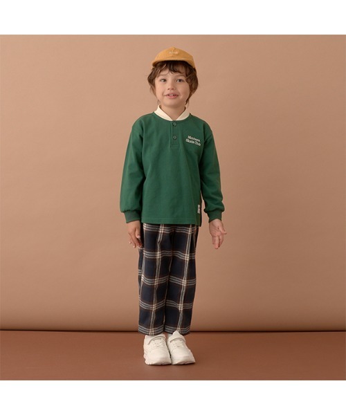b・ROOM(ビールーム)の「フロントピンタックチェックパンツ(その他パンツ・キッズ・キャメル/モスグリーン/ネイビー/オフホワイト・140cm/110cm/100cm/150cm/120cm/130cm)」の18枚目の写真
