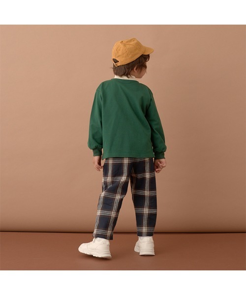 b・ROOM(ビールーム)の「フロントピンタックチェックパンツ(その他パンツ・キッズ・キャメル/モスグリーン/ネイビー/オフホワイト・140cm/110cm/100cm/150cm/120cm/130cm)」の19枚目の写真