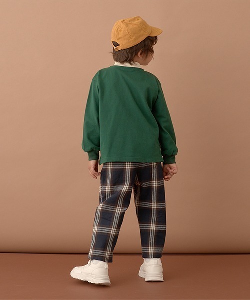 b・ROOM(ビールーム)の「フロントピンタックチェックパンツ(その他パンツ・キッズ・キャメル/モスグリーン/ネイビー/オフホワイト・140cm/110cm/100cm/150cm/120cm/130cm)」の22枚目の写真
