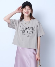 完売1番人気色★新品★ジャスグリッティー　クロップドロゴTシャツ　ホワイト 完売1番人気色☆新品☆ジャスグリッティー クロップドロゴT