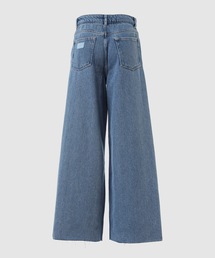 GANNI ドローストリング　ストレートジーンズ ブラックデニム　デニム GANNI ドローストリングストレートジーンズ ブラックデニムデニム