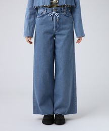 GANNI（ガニー）の「Heavy Denim Wide Drawstring Jeans（デニム