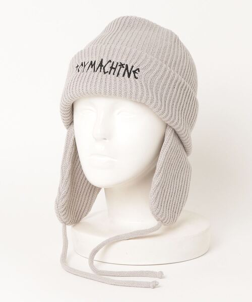 TOY　MACHINE（トイ　マシーン）の「TOY MACHINE/トイマシーン ビーニー LOGO EMB EARFLAP WATCH トイマシーン ロゴ イヤーフラップワッチ 234045002（ニットキャップ/ビーニー・メンズ・グリーン/バーガンディー/ブラック/グレー・FREE）」の21枚目の写真