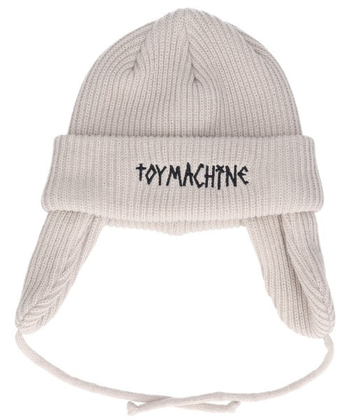 TOY　MACHINE（トイ　マシーン）の「TOY MACHINE/トイマシーン ビーニー LOGO EMB EARFLAP WATCH トイマシーン ロゴ イヤーフラップワッチ 234045002（ニットキャップ/ビーニー・メンズ・グリーン/バーガンディー/ブラック/グレー・FREE）」の7枚目の写真