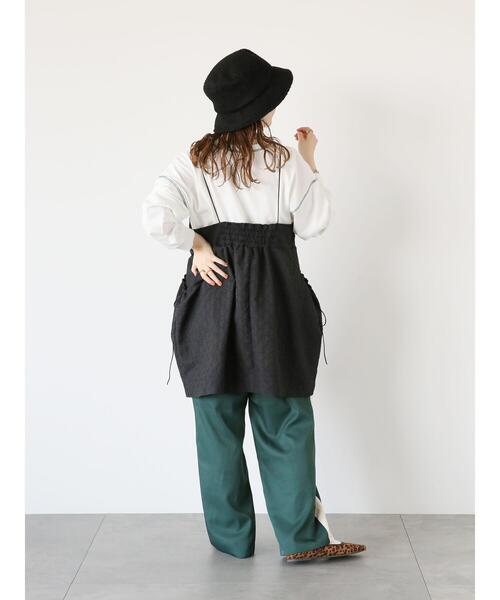 ehka sopo(エヘカソポ)の「配色ステッチプリントロンT(Tシャツ/カットソー・レディース・ベージュ/オフホワイト/ミント・F)」の18枚目の写真