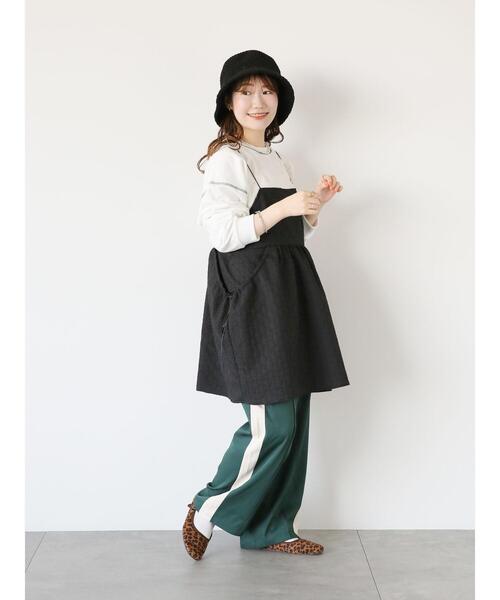 ehka sopo(エヘカソポ)の「配色ステッチプリントロンT(Tシャツ/カットソー・レディース・ベージュ/オフホワイト/ミント・F)」の19枚目の写真