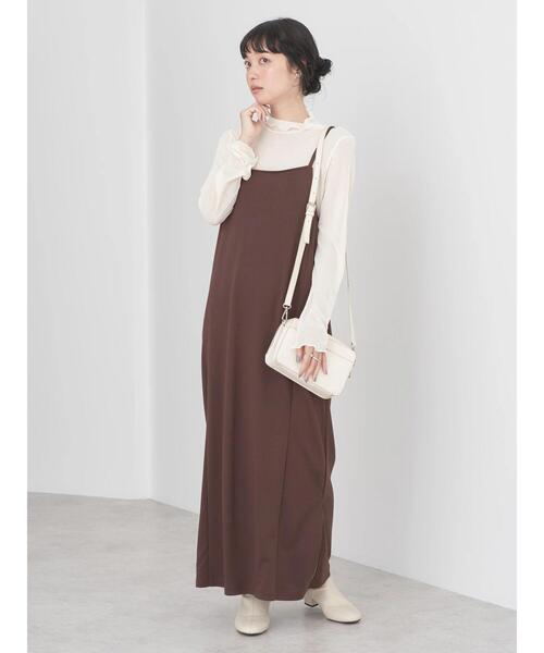 earth music&ecology（アースミュージックアンドエコロジー）の「シアーハイネックメロープルオーバー（Tシャツ/カットソー・レディース・ミント/アイボリー/ブラック/グレー・FREE）」の6枚目の写真