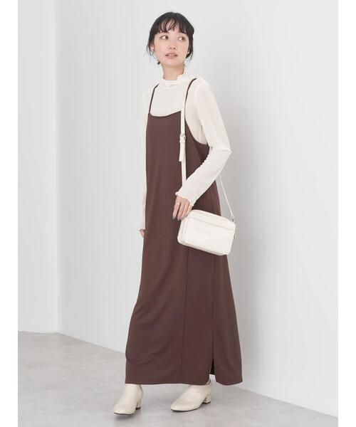 earth music&ecology（アースミュージックアンドエコロジー）の「シアーハイネックメロープルオーバー（Tシャツ/カットソー・レディース・ミント/アイボリー/ブラック/グレー・FREE）」の7枚目の写真