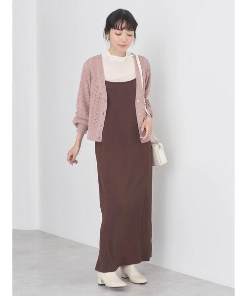 earth music&ecology（アースミュージックアンドエコロジー）の「シアーハイネックメロープルオーバー（Tシャツ/カットソー・レディース・ミント/アイボリー/ブラック/グレー・FREE）」の10枚目の写真