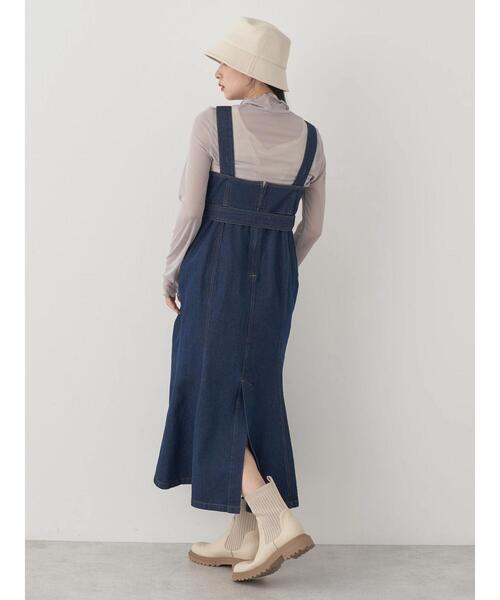 earth music&ecology（アースミュージックアンドエコロジー）の「シアーハイネックメロープルオーバー（Tシャツ/カットソー・レディース・ミント/アイボリー/ブラック/グレー・FREE）」の19枚目の写真