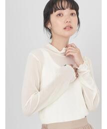 earth music&ecology | シアーハイネックメロープルオーバー(Tシャツ/カットソー)