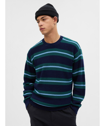 オーバーサイズ クルーネック セーター（ユニセックス）