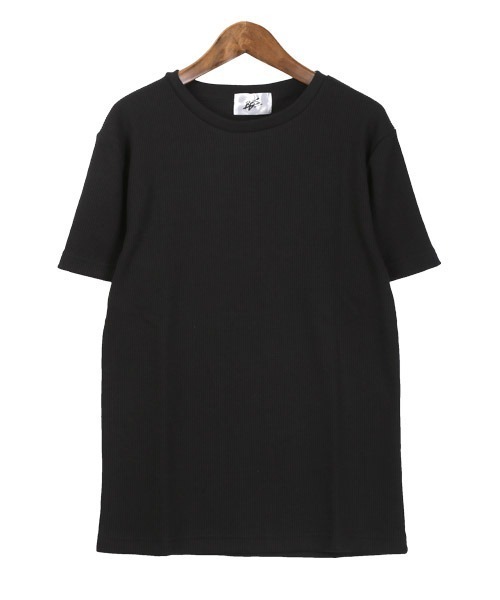 LUXSTYLE(ラグスタイル)の「サーマルワッフルクルーネックTシャツ(Tシャツ/カットソー・メンズ・ホワイト/ブラック/グレー・L/XL/M)」の10枚目の写真