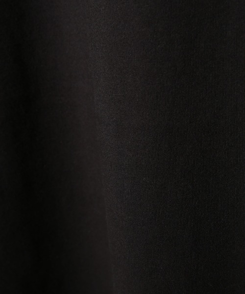 NANO universe(ナノユニバース)の「布帛ドッキングTシャツ 長袖(Tシャツ/カットソー・メンズ・カーキ/ブラック/アイボリー・M/L/S)」の11枚目の写真