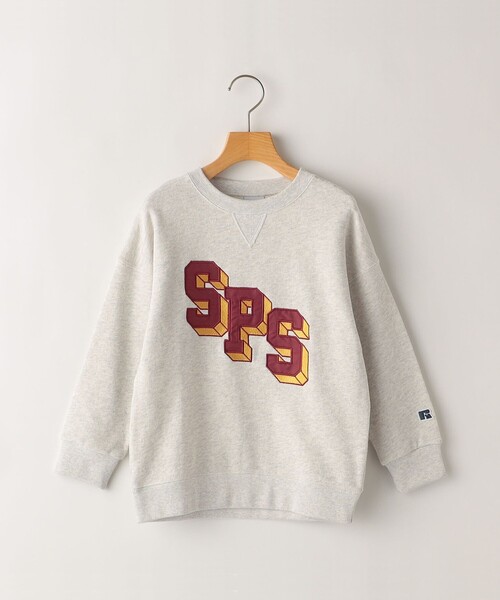 Russell Athletic(ラッセルアスレティック)の「【SHIPS KIDS別注】RUSSELL ATHLETIC:80~90cm / スウェット(スウェット・キッズ・オートミール/チャコールグレー・90/80)」の2枚目の写真
