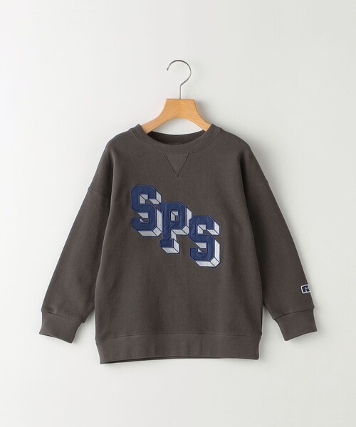 Russell Athletic(ラッセルアスレティック)の「【SHIPS KIDS別注】RUSSELL ATHLETIC:80~90cm / スウェット(スウェット・キッズ・オートミール/チャコールグレー・90/80)」の1枚目の写真