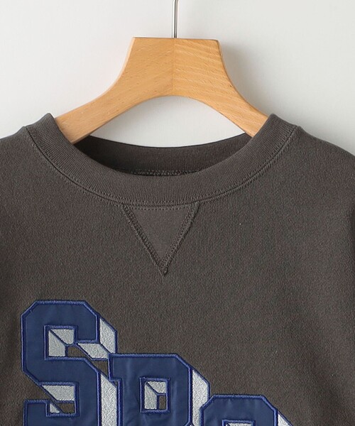Russell Athletic(ラッセルアスレティック)の「【SHIPS KIDS別注】RUSSELL ATHLETIC:80~90cm / スウェット(スウェット・キッズ・オートミール/チャコールグレー・90/80)」の4枚目の写真