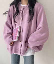 カラーオーバーシルエットカーディガン