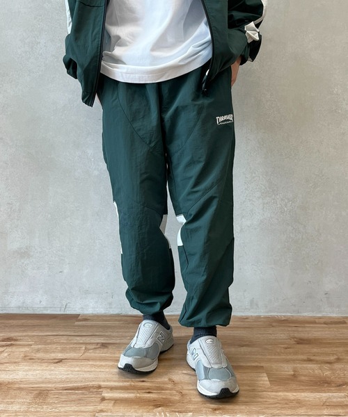 THRASHER(スラッシャー)の「ナイロンパンツ(その他パンツ・メンズ・ホワイト/グリーン/ブラック・LARGE/MEDIUM)」の4枚目の写真