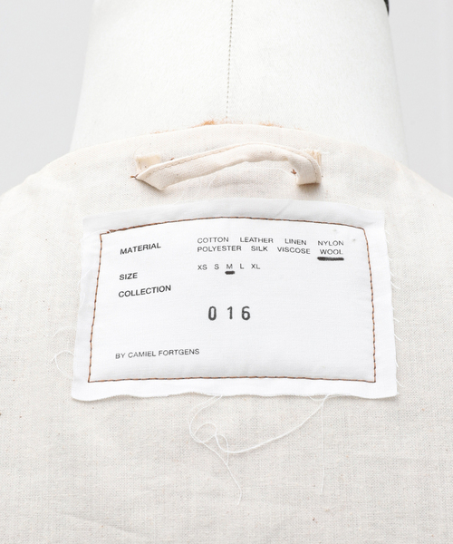 CAMIEL FORTGENS（カミエル フォートへンス）の「【CAMIEL FORTGENS / カミエル・フォートヘンス】ZIP VEST WOOL FLEECE（ダウンベスト・メンズ・ブラウン・MEDIUM）」の14枚目の写真