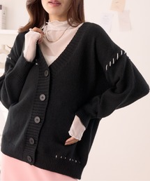 Ada.（エイダ）の「ステッチラインニットカーディガン（カーディガン/ボレロ）」