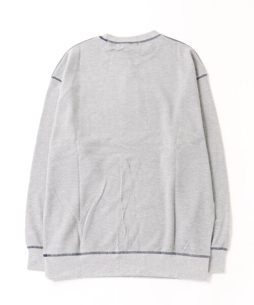 En serio TOKYO(エンソリオトーキョー)の「TCワッフル アウトステッチ リブ ロンT(Tシャツ/カットソー・メンズ・ホワイト/グレー/ブラック・M/L)」の7枚目の写真