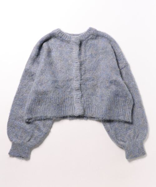 Q(キュー)の「モヘアタッチ2wayショートカーデ(カーディガン/ボレロ・レディース・ピンク系/ブルー系・MEDIUM)」の5枚目の写真