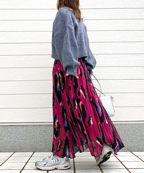 Q(キュー)の「モヘアタッチ2wayショートカーデ(カーディガン/ボレロ・レディース・ピンク系/ブルー系・MEDIUM)」の11枚目の写真