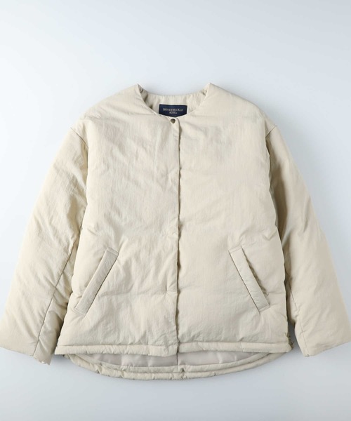 HONEYSUCKLE ROSE（ハニーサックルローズ）の「【HONEYSUCKLE ROSE】マフラー付き中綿ジャケット（その他アウター・レディース・ブラック/オフホワイト・L/M）」の19枚目の写真