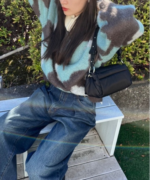 JEANASIS（ジーナシス）の「【ZOZO限定】5Gニュアンス柄ニット/996762