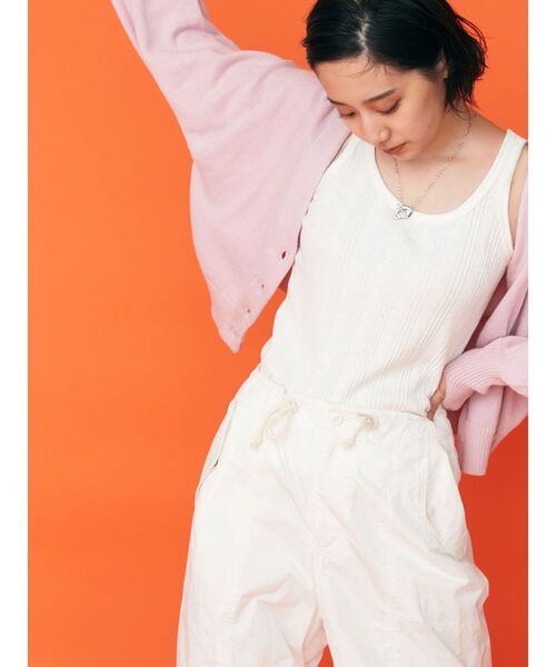 Ungrid(アングリッド)の「【WEB限定】カラールーズニットショートカーデ(カーディガン/ボレロ・レディース・ピンク/ブルー/オレンジ/グリーン/アイボリー・FREE)」の16枚目の写真