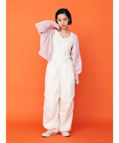 Ungrid(アングリッド)の「【WEB限定】カラールーズニットショートカーデ(カーディガン/ボレロ・レディース・ピンク/ブルー/オレンジ/グリーン/アイボリー・FREE)」の18枚目の写真