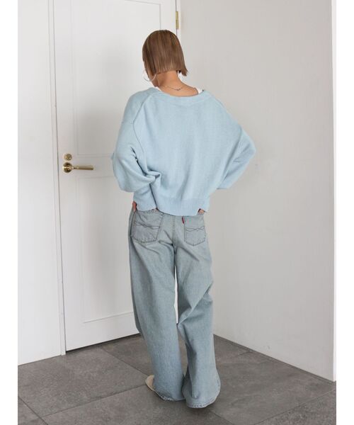 Ungrid - 新品 アングリッド ungrid カラー ニットカーディガン トップス 長袖 Ungrid（アングリッド）の「【WEB限定】カラールーズニット