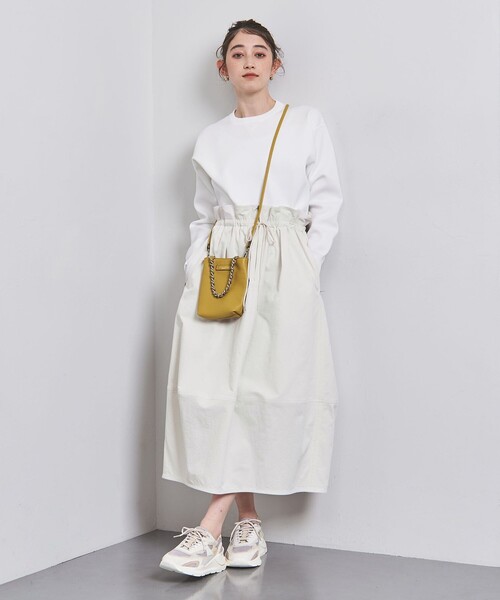 UNITED ARROWS  コクーン タイトスカート ホワイト UNITED ARROWS（ユナイテッドアローズ）の「コクーン タイト