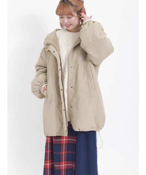 Samansa Mos2（サマンサ モスモス）の「【撥水加工】モンスターコート（その他アウター・レディース・ブラック/ベージュ/カーキ・F）」の11枚目の写真