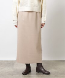 OPAQUE.CLIP | ≪S-LLsize≫ メルトンライクジャージ ナロースカート【洗濯機洗い可】(スカート)