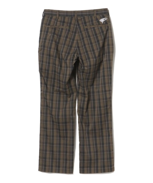 BEAMS GOLF ORANGE LABEL / ドットエア（R）チェック ストレートパンツ
