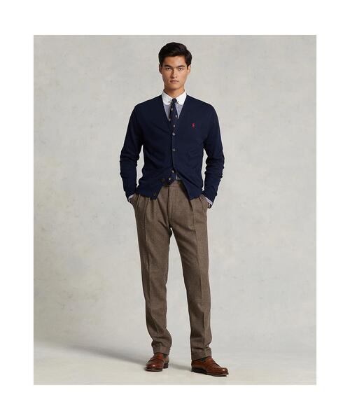 POLO RALPH LAUREN(ポロ ラルフ ローレン)の「コットン Vネック カーディガン(カーディガン/ボレロ・メンズ・ブルー・L/S/M/XS)」の2枚目の写真