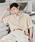 soertei\Gej́uLoose knit polo shirt /[Yjbg|Vci|Vcjvbx[W